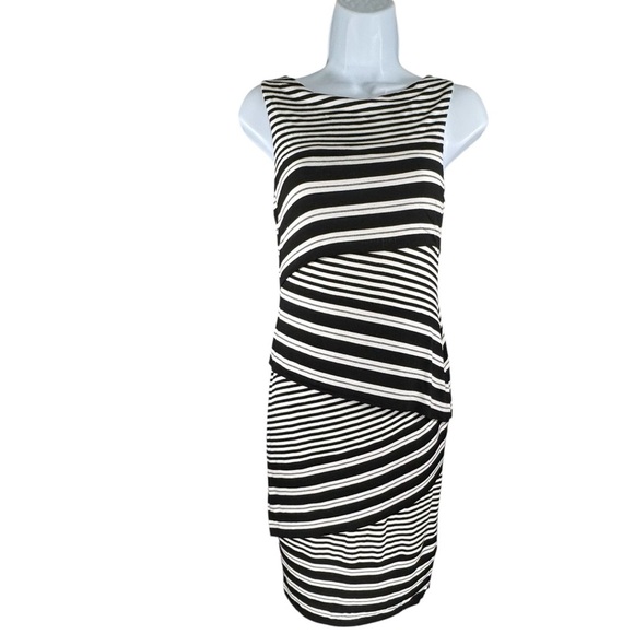 NWT Bailey / 44 Black and White Striped Dress size Small - Picture 4 of 6